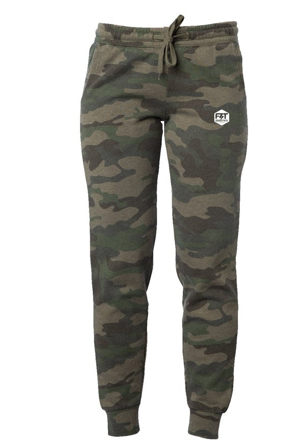 Womens Camo Wash Sweatpants