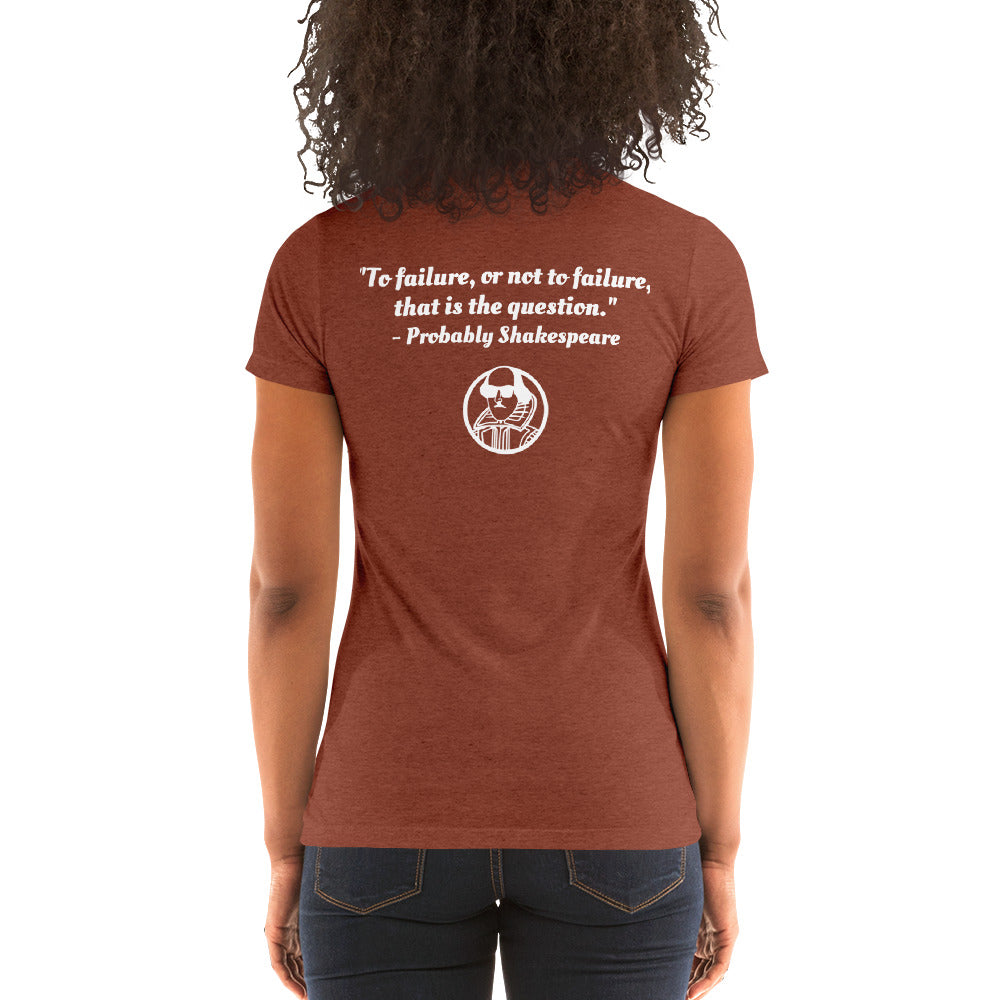 Women's Shakespeare T-shirt (Hamlet)