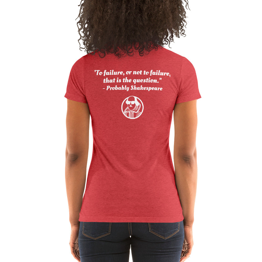 Women's Shakespeare T-shirt (Hamlet)